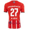 Virallinen Fanipaita PSV Eindhoven Mario Gotze 27 Kotipelipaita 2021-22 - Miesten